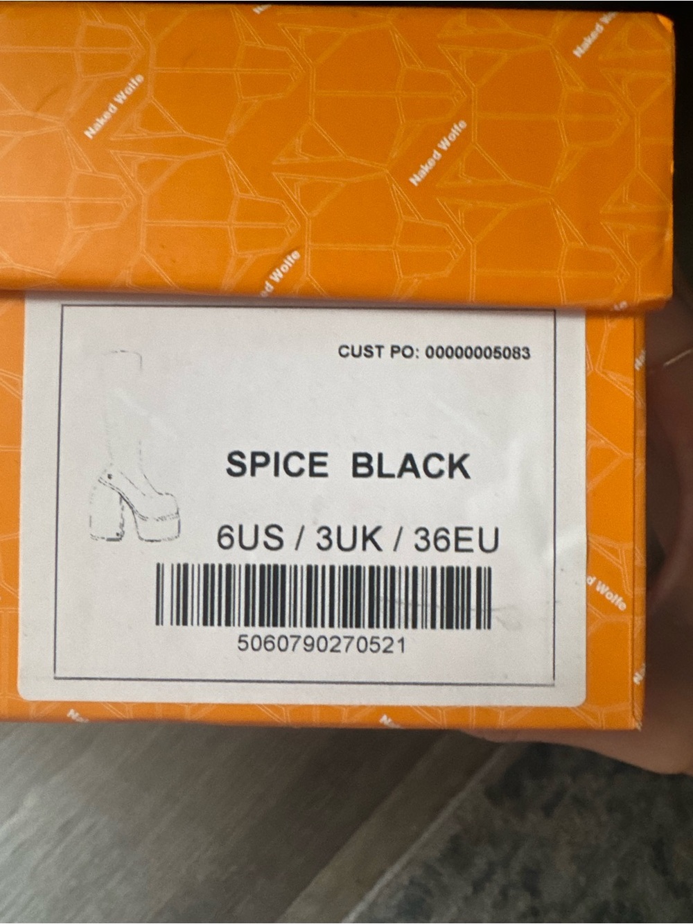 Naked Wolfe Spice Black Boots - Picture 6 of 12